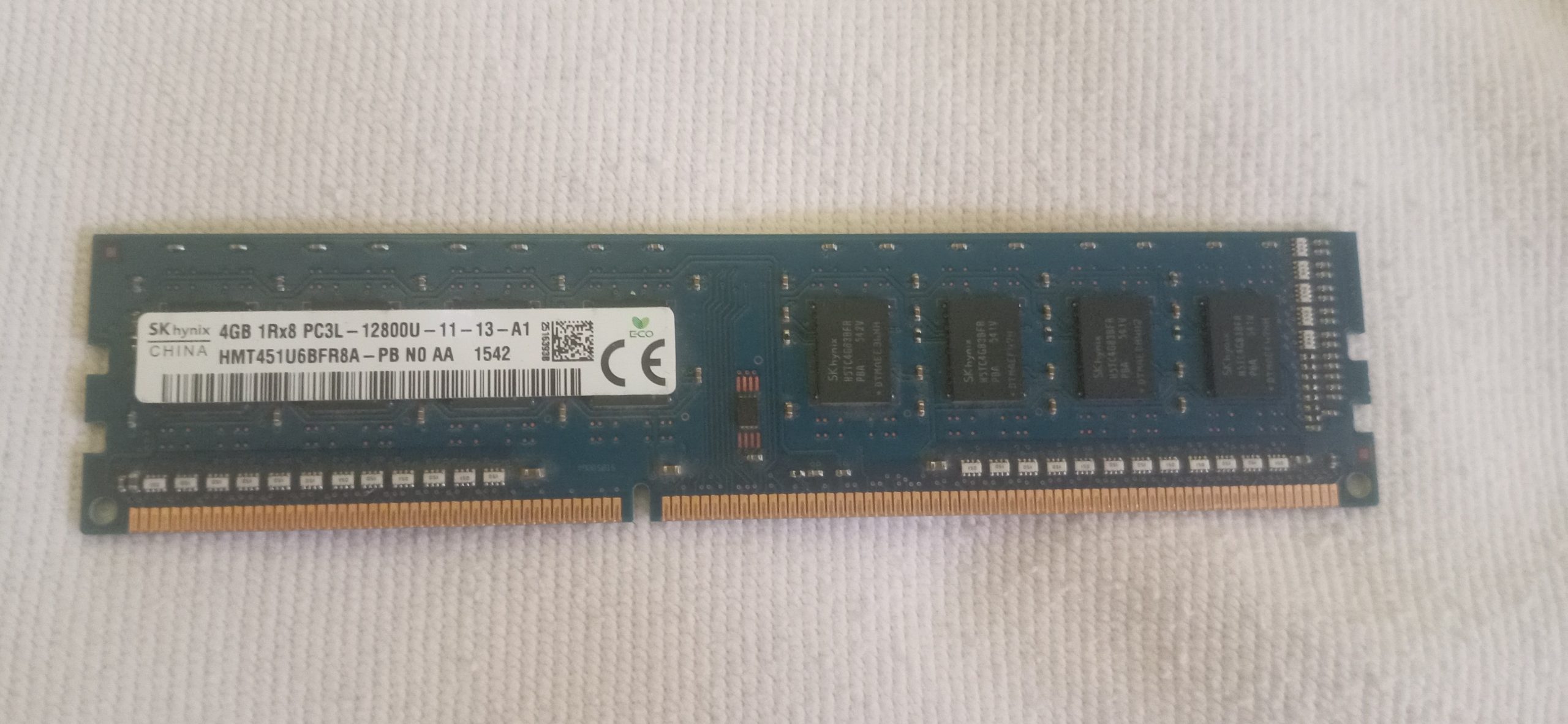 SK hynix 4GB DDR3 Desktop RAM 1600MHz (Used)