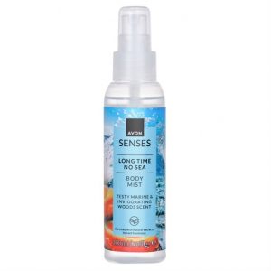 Avon Senses Long Time No Sea Body Mist – Zesty Marine & Invigorating Woods, 100ml