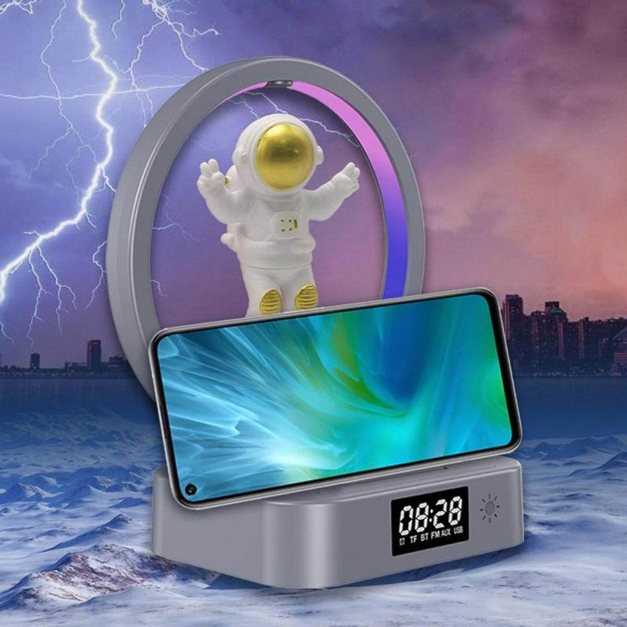 Magnetic Levitation Astronaut TWS Bluetooth Speaker Clock Magnetic Levitation Astronaut TWS Bluetooth Speaker Clock
