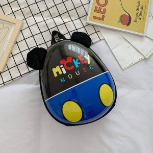 mickey mouse cartoon eggshell backpack