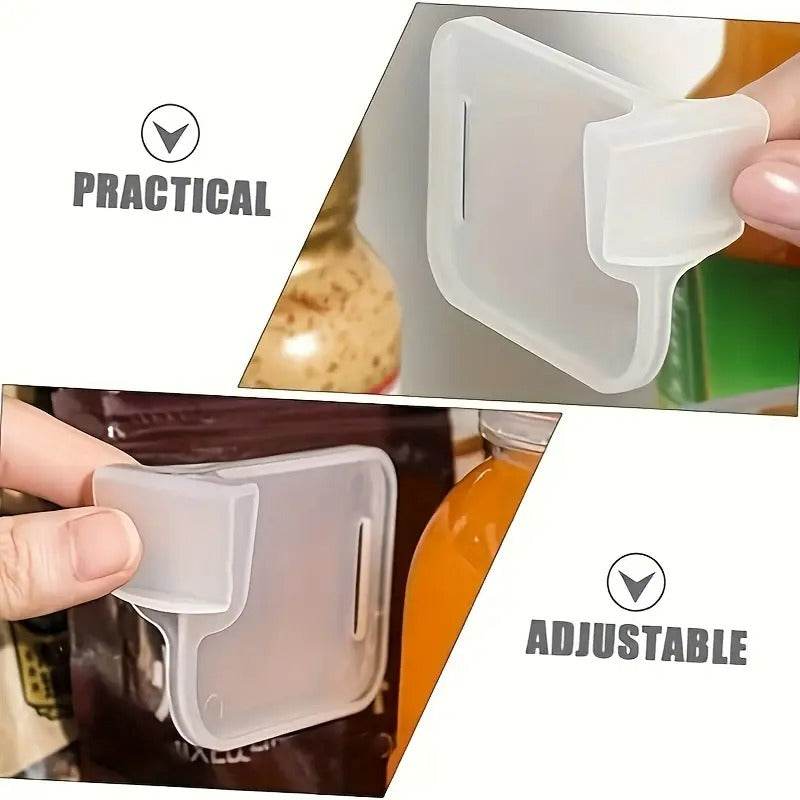 adjustable refrigerator space dividers (4 pcs)