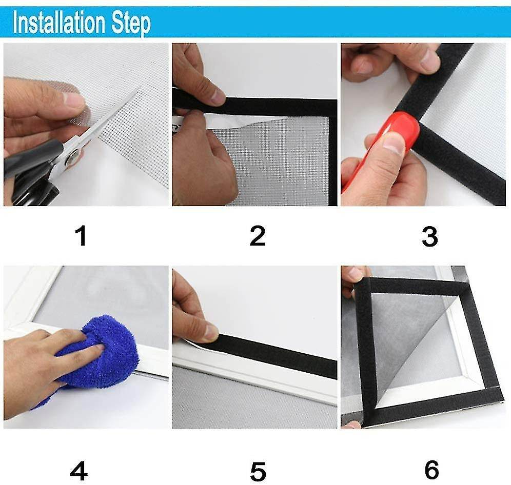 magnetic velcro window screen curtain (1.5x1.5m) magnetic velcro window screen curtain (1.5x1.5m)