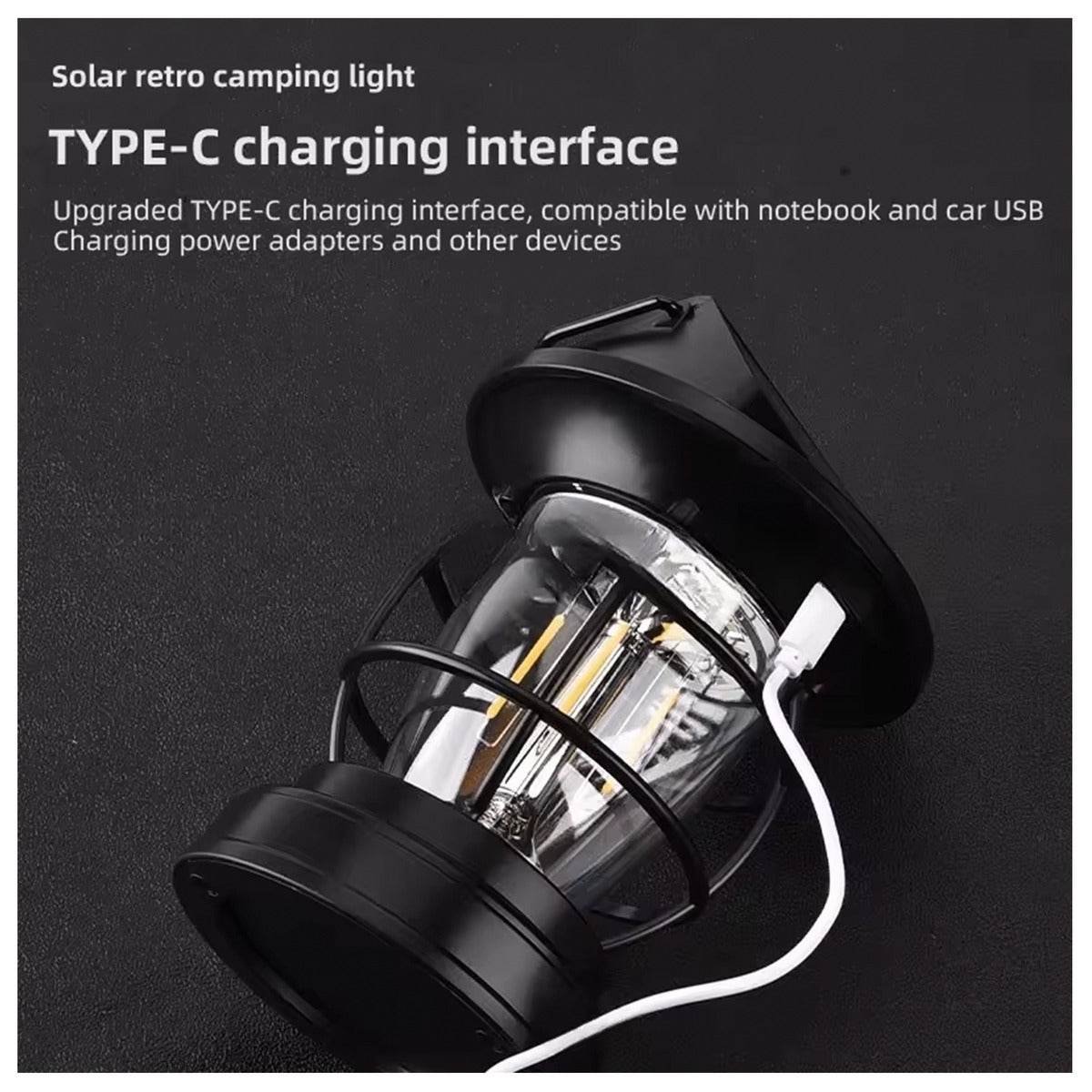 multifunction camping solar lantern