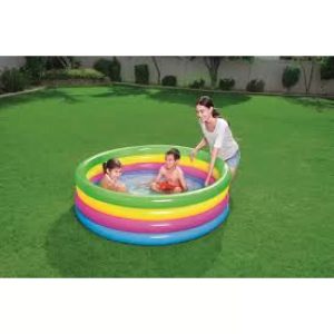 bestway colourful circular swimming pool (1.57m)