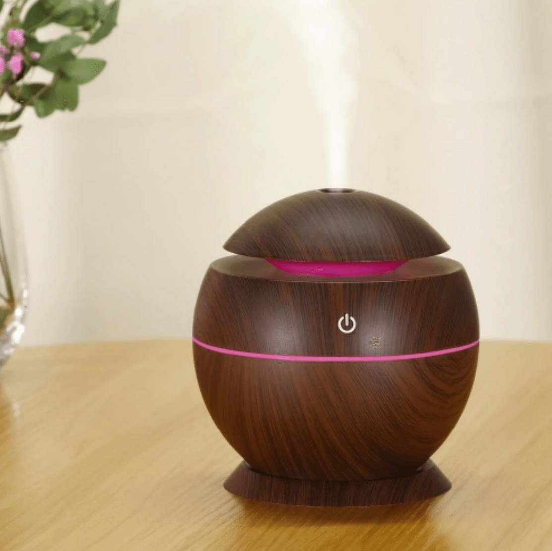mini round led ultrasonic aroma humidifier (130ml) mini round led ultrasonic aroma humidifier (130ml)