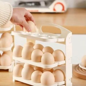 folding egg storage rack