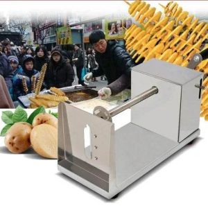 hand rotating potato tower machine
