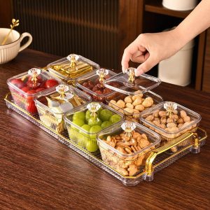 multifunctional snacks dish tray (8 bowls)