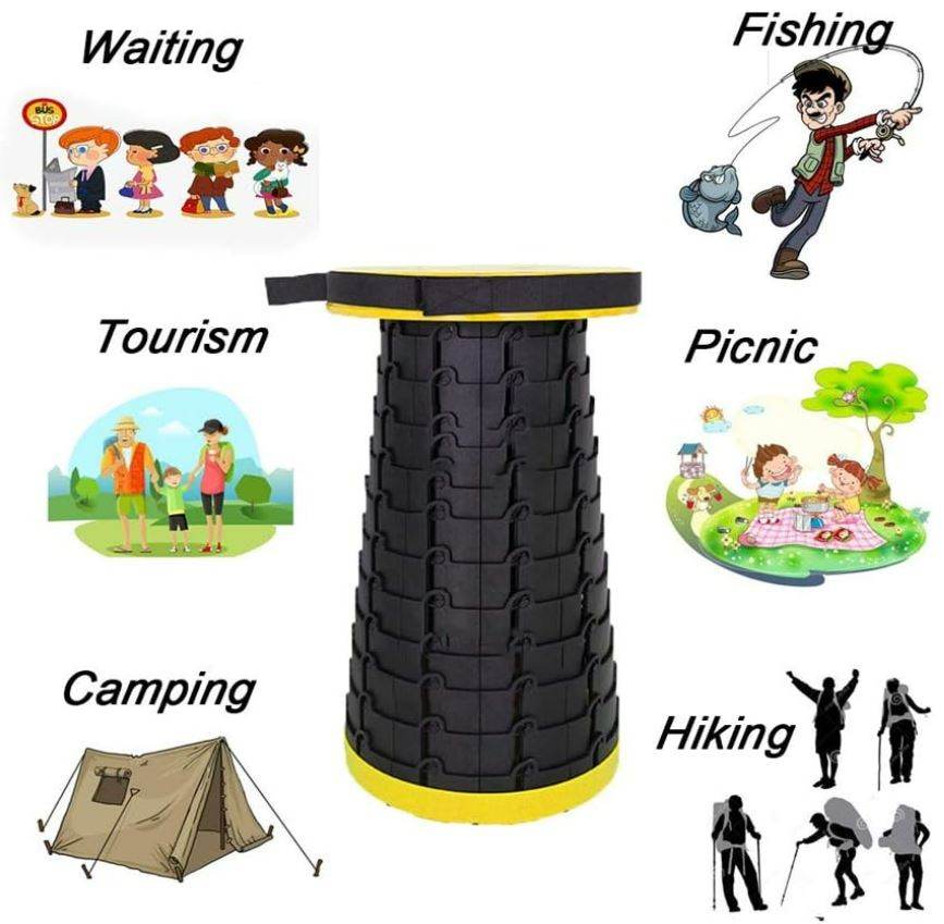 Retractable Telescopic Portable Camping Seat Retractable Telescopic Portable Camping Seat - Image 6