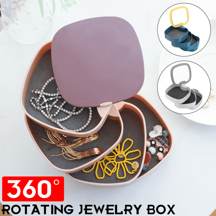 jewellery box with mirror (4 tier) jewellery box with mirror (4 tier)
