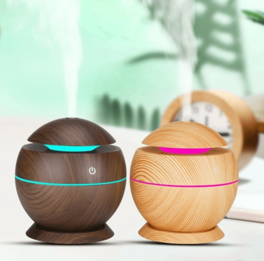 mini round led ultrasonic aroma humidifier (130ml) mini round led ultrasonic aroma humidifier (130ml)