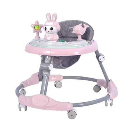 2in1 adjustable baby walker with music