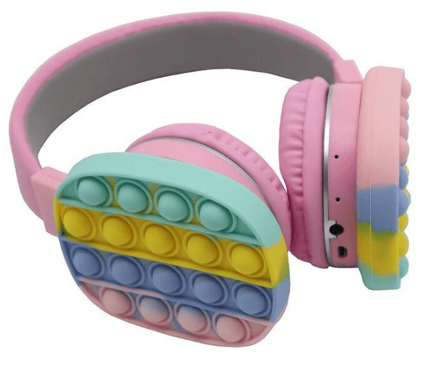 bluetooth pop it headphones (pink) bluetooth pop it headphones (pink)