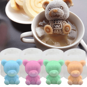 3d bear silicone ice mold (each)