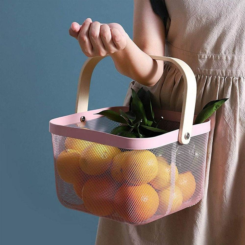 Steel Wire Basket With Handle (Small) - Image 3