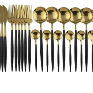 hight quality polished cutlery set (24 pcs)(silver)