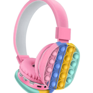 bluetooth pop it headphones (pink)