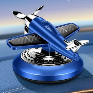 solar plane car rotating air freshener