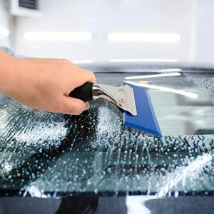 angled squeegee window film tool