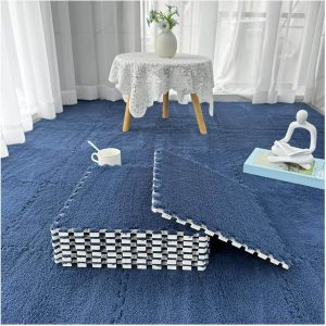 fluffy interlocking carpet (9 pcs)