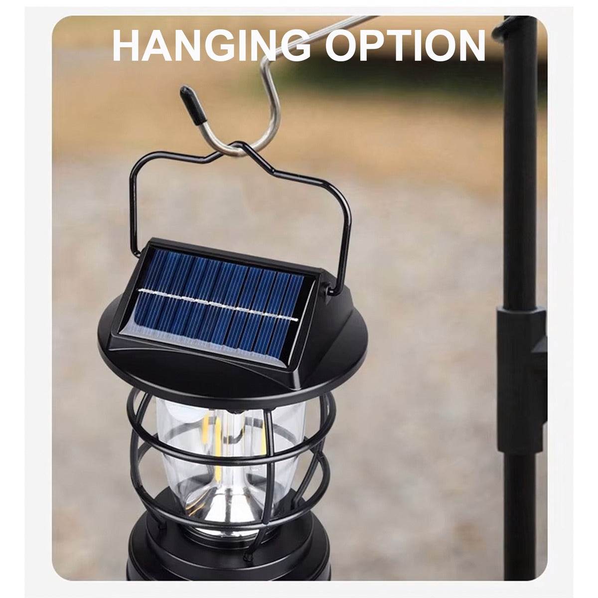 multifunction camping solar lantern