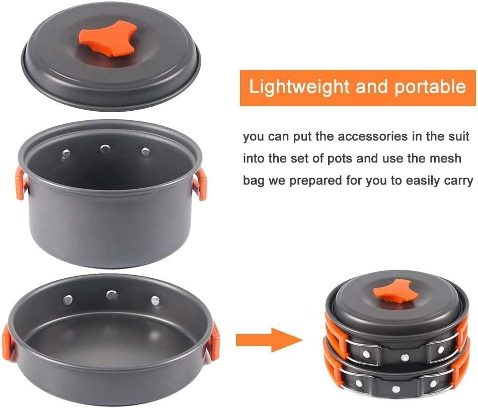 aluminum camping cookware set (2pcs) aluminum camping cookware set (2pcs)