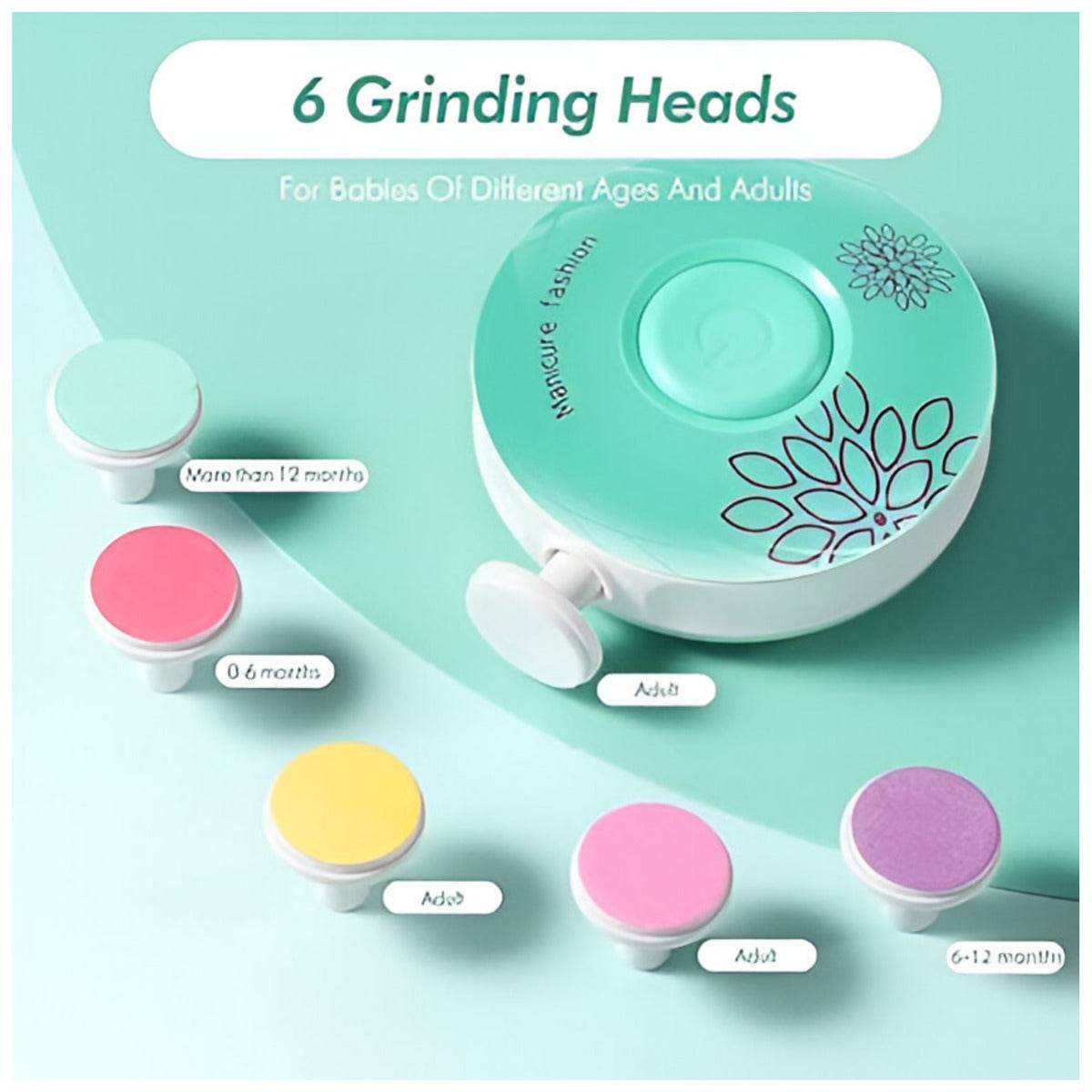 electric baby nail file (battery operated)