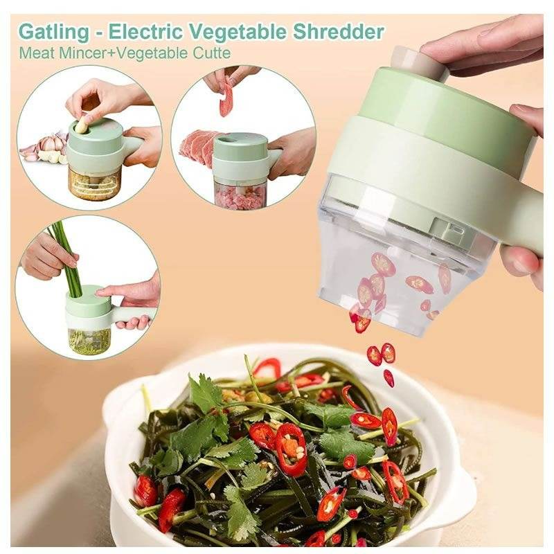 4in1 electric handheld vegetable cutter 4in1 electric handheld vegetable cutter