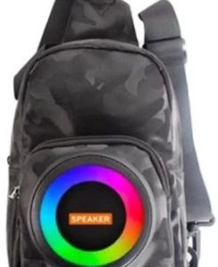 rgb led speaker backpack