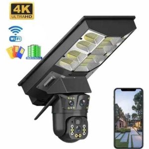 solar street light cctv security camera (wifi)