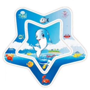 star tummy time inflatable water play mat