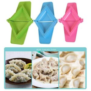 triangle half round dumpling mould set (3 pcs)