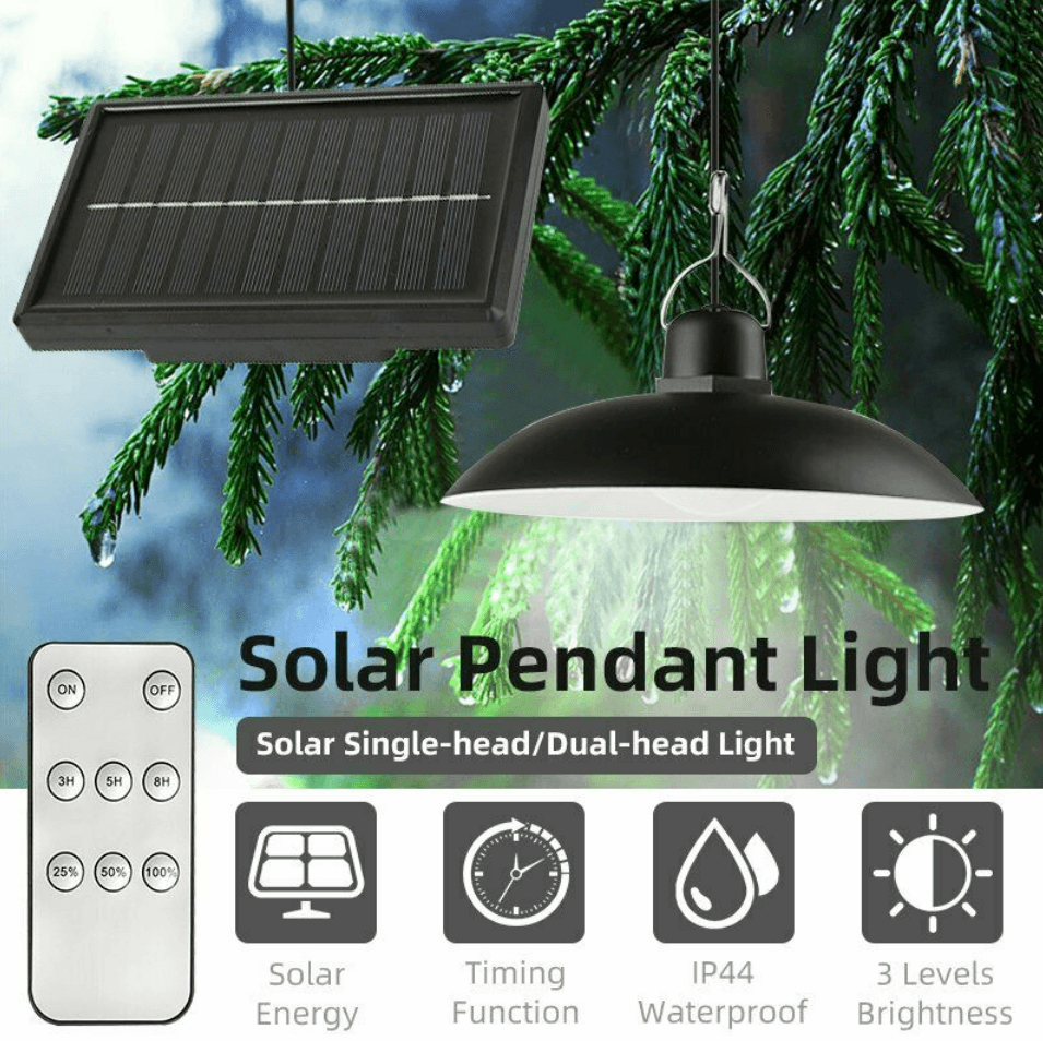 Solar LED Hanging Pendant Light Solar LED Hanging Pendant Light - Image 4