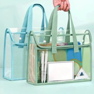 transparent mesh document bag (each)