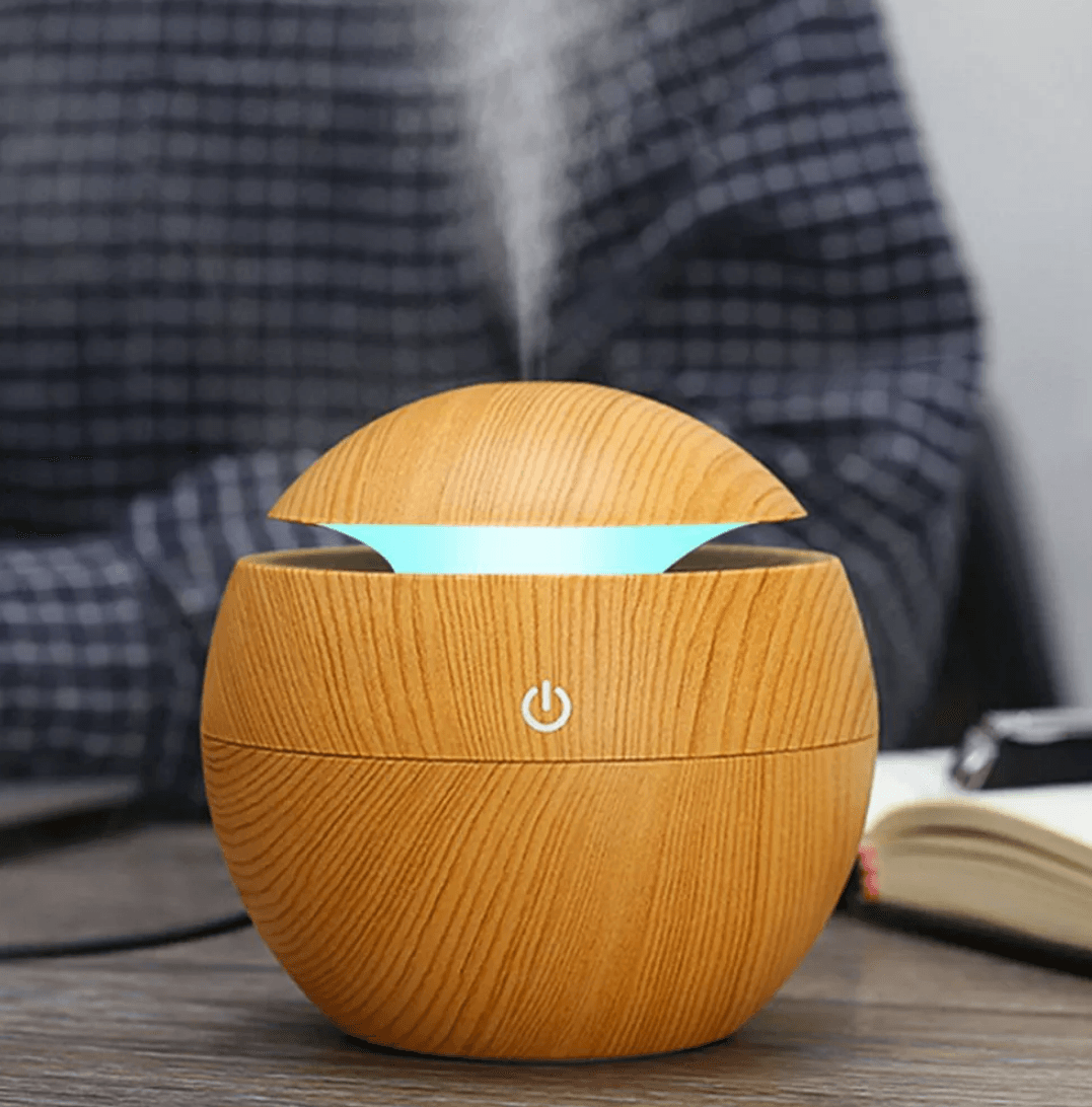 mini round led ultrasonic aroma humidifier (130ml) mini round led ultrasonic aroma humidifier (130ml)