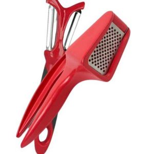 Double Sided Peeler And Garlic Press Set (2 pcs)