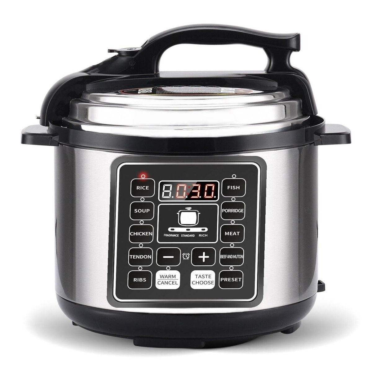 silver crest 6l digital smart pressure cooker silver crest 6l digital smart pressure cooker