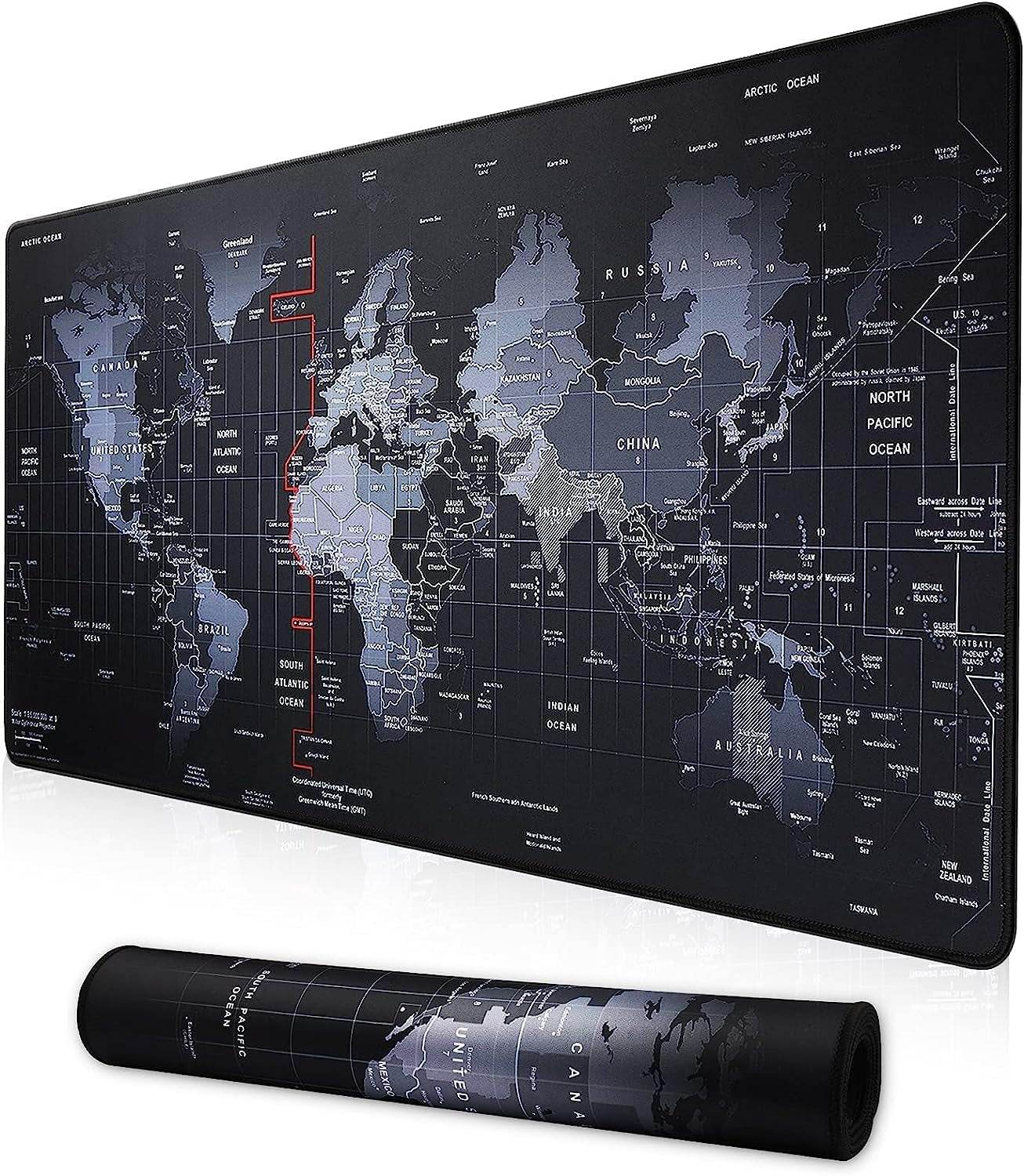 large anti slip world map mouse pad large anti slip world map mouse pad