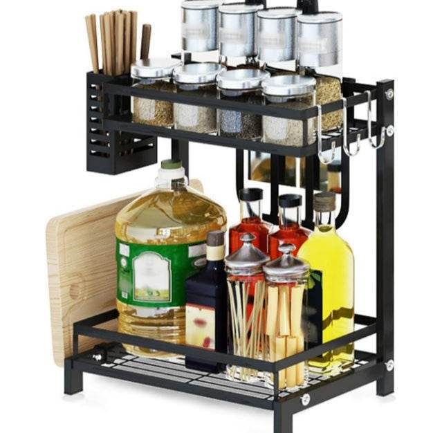 Kitchen Organiser Metal Shelf (40cm)(2 Tier) Kitchen Organiser Metal Shelf (40cm)(2 Tier) - Image 4