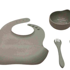 Baby Silicone Bib Set (4 pcs)