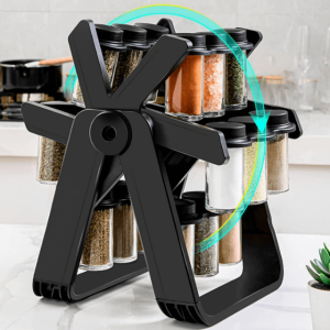 Jar Rotating Spice Rack (18 pcs)