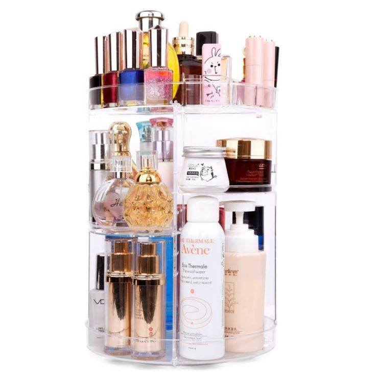 360 Degree Rotation Make Up Storage Shelf 360 Degree Rotation Make Up Storage Shelf - Image 3