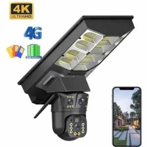 solar street light cctv security camera (4g)