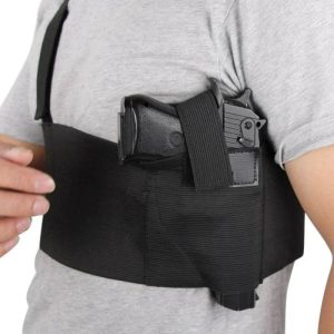 airsoft tactical concealed chest gun holster (medium size)