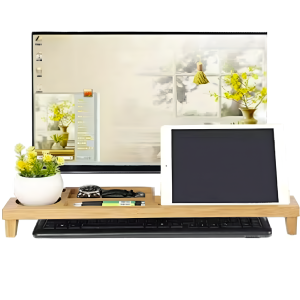 laptop monitor riser and desk organiser