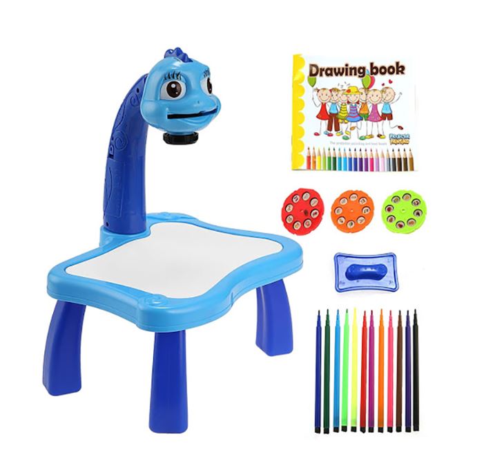 projector painting desk