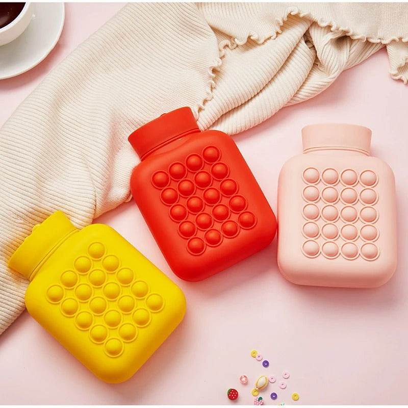 Hot And Cold Compress Water Bottle Pop-It Bag (500ml)(Yellow) Hot And Cold Compress Water Bottle Pop-It Bag (500ml)(Yellow) - Image 6