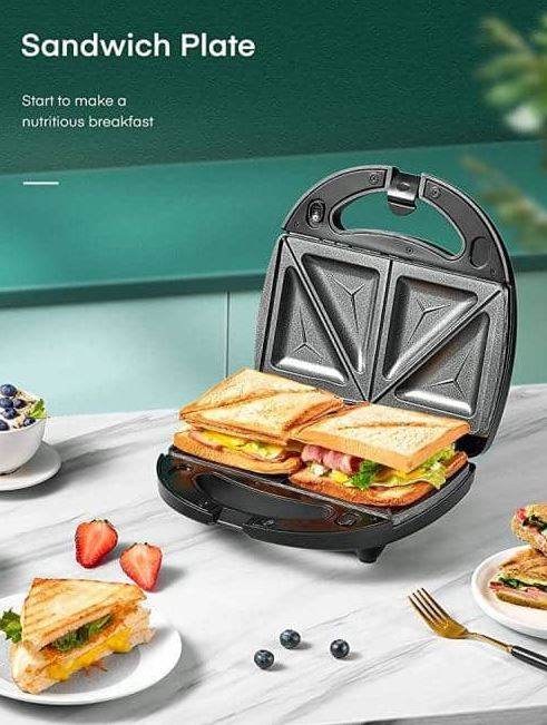 3in1 sandwich waffle steak maker