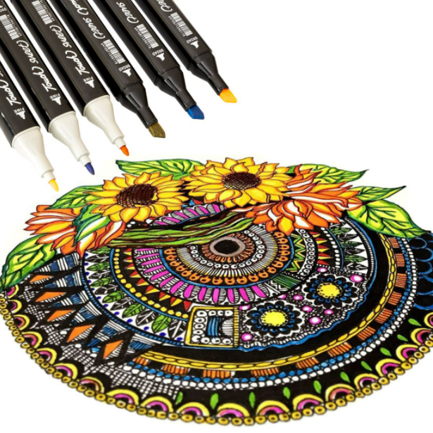 coloured dual marker and highlighter pen set (36 pcs) coloured dual marker and highlighter pen set (36 pcs)