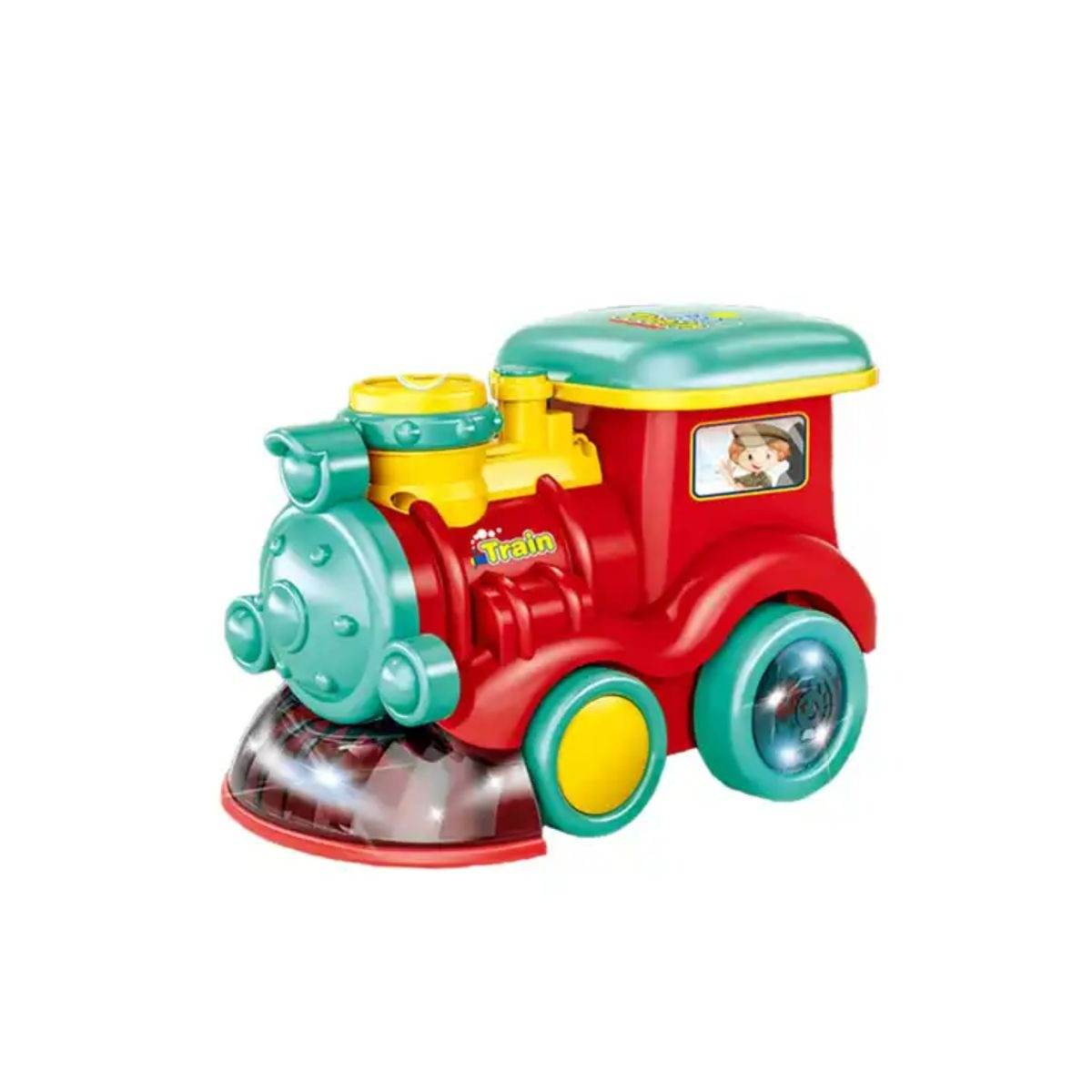 Musical Bubble Blowing Steam Locomotive Toy - Image 3